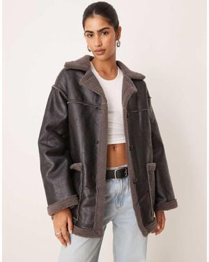 Glamorous Dark Coat - Brown