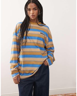 Collusion Logo Patch Anti Fit T-shirt - Blue
