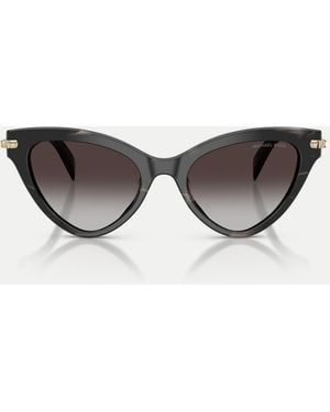 Michael Kors Roanoke cat-eye-sonnenbrillen mit grauen gläsern - Schwarz
