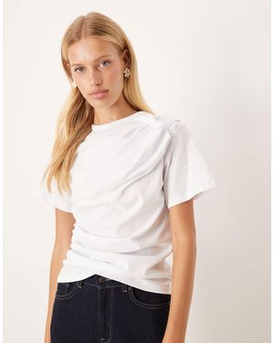 ASOS – kurzärmliges t-shirt - Weiß