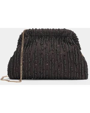Pull&Bear – clutch - Schwarz