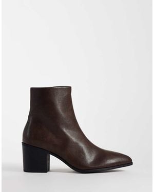 ASOS Botines Chelsea De Tacón En - Blanco