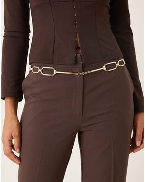 Mango Chain Belt - Brown