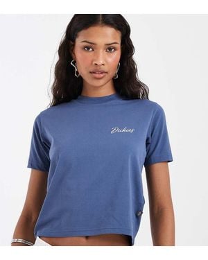 Dickies North Madison Logo Baby Tee - Blue