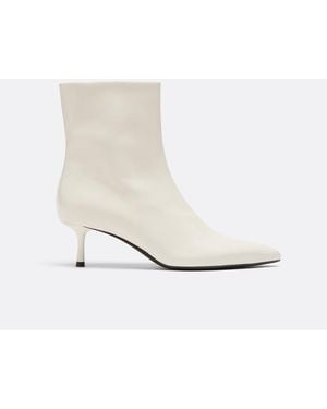 Stradivarius Stiefeletten - Weiß