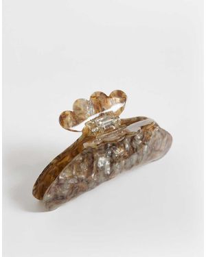SUI AVA Helle Terra Grote Haarclip - Wit