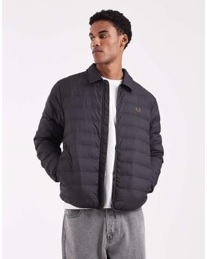 Fred Perry Collared Insulated Padded Jacket - Blue