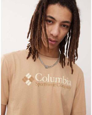 Columbia Csc Basic Logo T-shirt - Natural