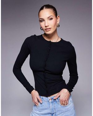 ASOS Button Through Cardigan - Blue
