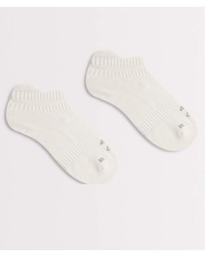 4505 Premium Running Ankle Socks 2 Pack With Arch Support And Antibacterial Finish - Natural