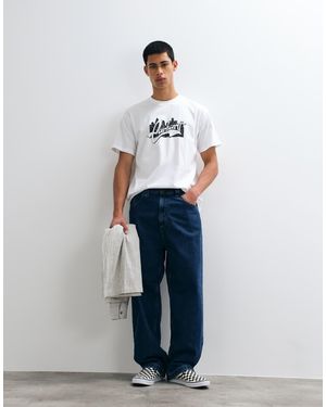 Carhartt Brandon baggy Loose Straight Fit Jeans - Blue