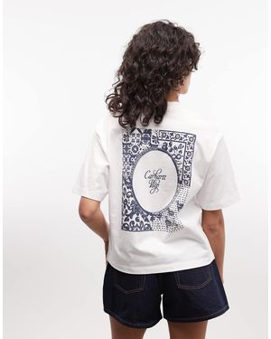 Carhartt Vestige T-shirt With Back Print - White