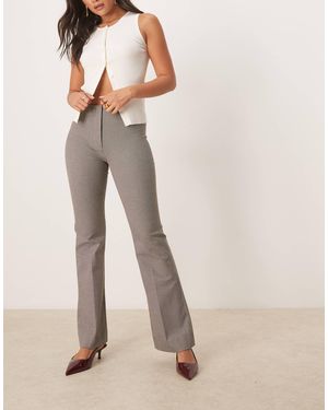 Abercrombie & Fitch High Rise Bootcut Trouser - Natural