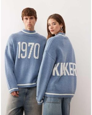 Kickers 1970 Graphic Jumper - Blue
