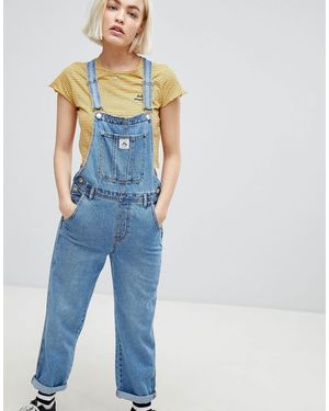 Pull&Bear Denim Overall In Blue