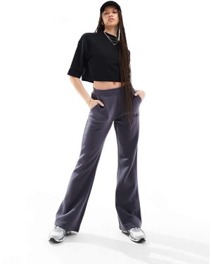 Kaiia Cotton Blend Tall Wide Leg sweatpants - Black