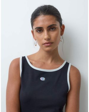 Champion Future Memories Fitted Tank Top - Blue