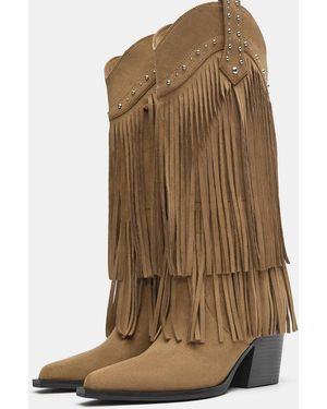 Pull&Bear Bottes - Vert