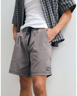 Hollister Y2k Pull On Shorts - Grey