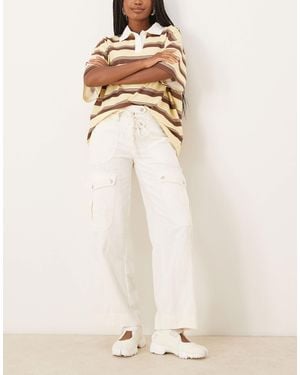 Free People Park Ave Pants - Natural