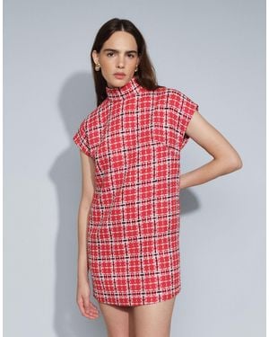ASOS Minikleid mit hohem stehkragen - Rot