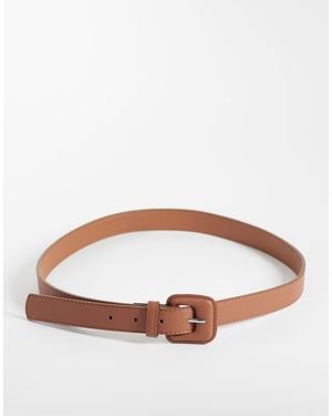 Vero Moda Large Buckle Belt - Brown
