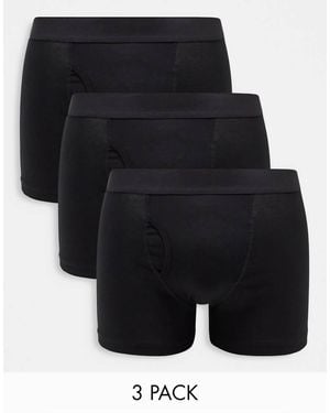 Weekday Johnny 3-pack Boxer Set - Black