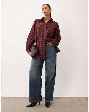 Lioness Clarity Oversized Shirt - Red