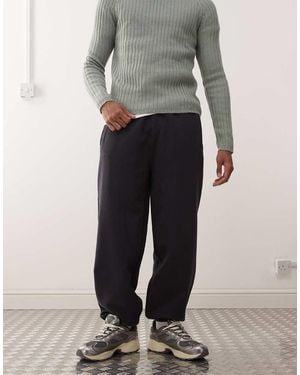 Deus Ex Machina Joggers Negro Lavado Con Acabado Tintado Shield De - Gris
