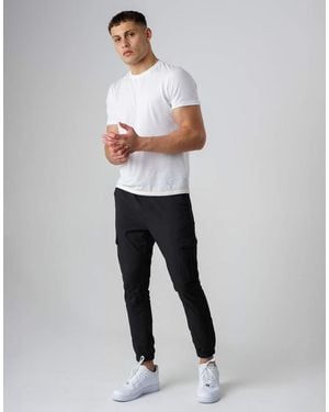 French Connection Nylon Tech Cuffed Cargo Trousers - Grey