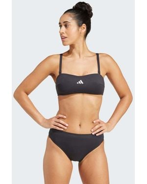 adidas Originals – iconisea – wattiertes, trägerloses oberteil - Blau