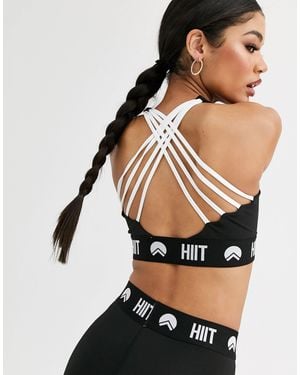 HIIT Branded Bra - Black