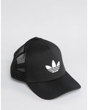 adidas Originals Trucker Cap In Black Aj8954