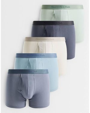 Abercrombie & Fitch Abercrombie 5 Pack Boxer Set - Blue