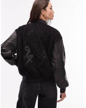 AllSaints Versity Bomber - Black