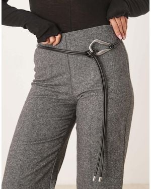 ASOS Waist And Hip Loop Through Belt - Gray