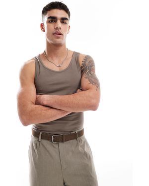 ASOS – es muskelshirt - Grau