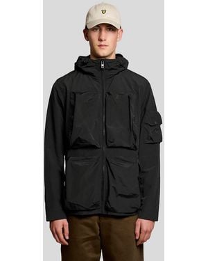 Lyle & Scott Mid Jackets Lightweight Ripstop Windcheater - Black