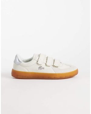 Lacoste Baseshot Pro Velcro Gumsole Trainers - White