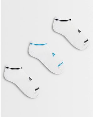 New Balance Running 3 Pack Ankle Sock - Natural