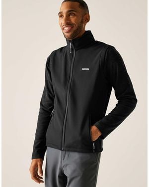 Regatta – bradwell iii – windabweisende softshell-weste - Schwarz