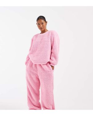 Loungeable Petite Cosy snuggle Lounge Set - Pink