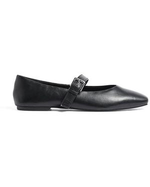 NA-KD Strap Detail Ballerinas - White