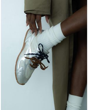 Bronx Myr-aa - baskets - métallisé - Vert