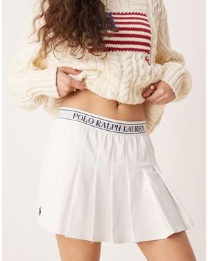 Polo Ralph Lauren Pleated Skort - Natural