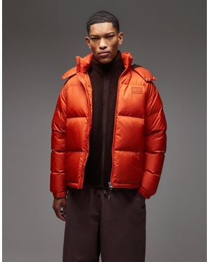 Tommy Hilfiger Alaska Down Puffer Jacket - Red