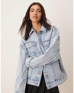 ASOS Oversized 90's Denim Jacket - Grey