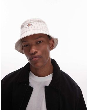 Dickies Striped Bucket Hat - Brown