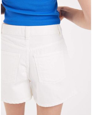 ASOS Longer A Line Shorts - Blue