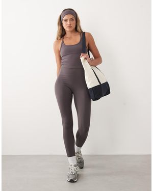 4505 Icon Soft Touch High Waist Yoga Legging - Natural